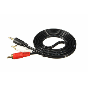 Cáp chuyển Audio từ jack 3.5mm (3 ly) đực ra jack AV (bông sen) đực - dài 1.5m