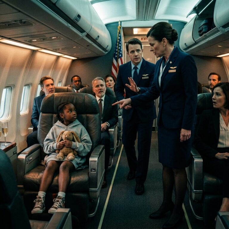 A flight attendant tried to kick this 6-year-old boy out of first class, until his ticket revealed a hidden truth that changed everything.